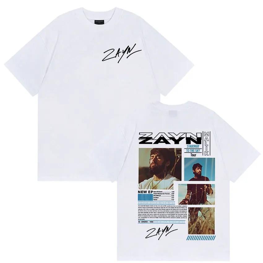 Zayn Malik Stairway to the Sky Tour New EP Inspired Graphic T-Shirt, Unisex Oversized Casual Cotton T-shirt 4XL