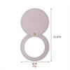 Compact Mirrors With PU Leather Sleeve Mini Portable Makeup Mirror For Purse Pocket Travel