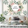 Party Backdrop Floral Pink Greenery Elegant Flat Soft Roses Wedding Shower Photo Background Decor Wedding Decor