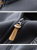 Men's Plush Fleece Stand-Up Collar Sweatshirt: Thickened, Loose-Fit, Plus Size for Autumn/Winter Outdoor Casual Wear