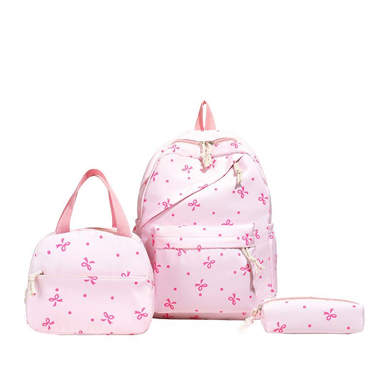 1 Ensemble 3 en 1 Sac à Dos pour Étudiante Universitaire Grande Capacité Sac à Dos Décontracté de Voyage Sac à Dos Journalier Élégant Polyvalent Sac pour Ordinateur Portable pour l'École white