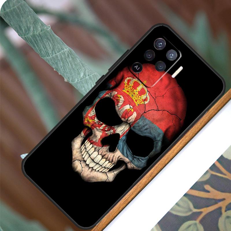 Flagge von Serbien Serbisch für OPPO A58 A78 A98 A54 A74 A94 A16 A76 A96 A5 A9 A52 A72 A79 A53S A15 A17 A57 A77 Fall