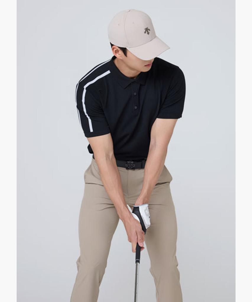 DESCENTE GOLF Men'S One-Point Collar Short Sleeve Sweater Dr12Mfkp3Y
