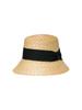 Beulaunhaes Classic Straw Bucket Hat - Natural