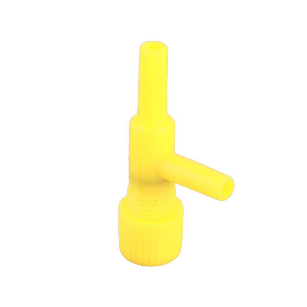 10Pcs Plastic Aquarium Fish 3 Way Pump Control Valves (White)
