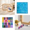 Multipurpose 28 Cavity Dominoes Mold For Epoxy And Clay Sturdy Silicone Materials for Jewelry and Cake Decorating