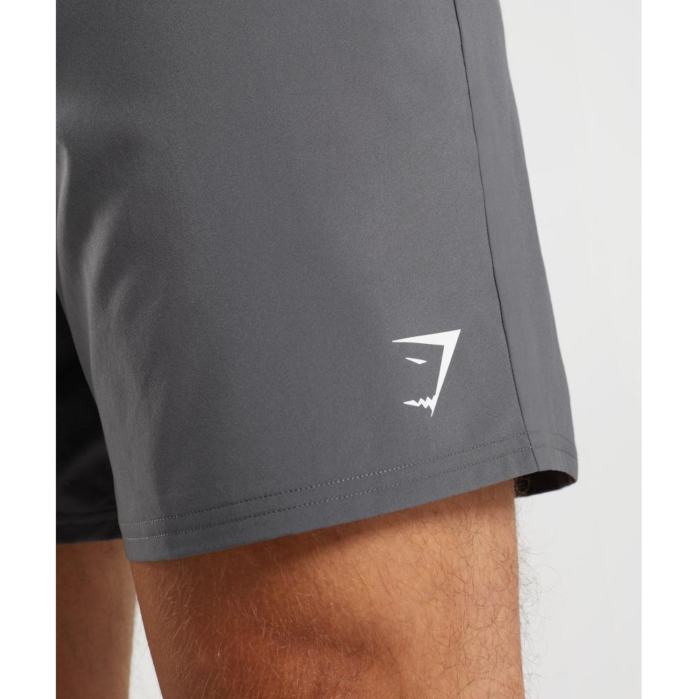 Gymshark Arrival 7  Shorts Silhouette Grey A2a1l Gbp4