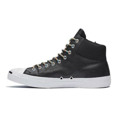 Jack Purcell Non-Slip and Abrasion Resistant High-Top Board Shoes Unisex Black & White