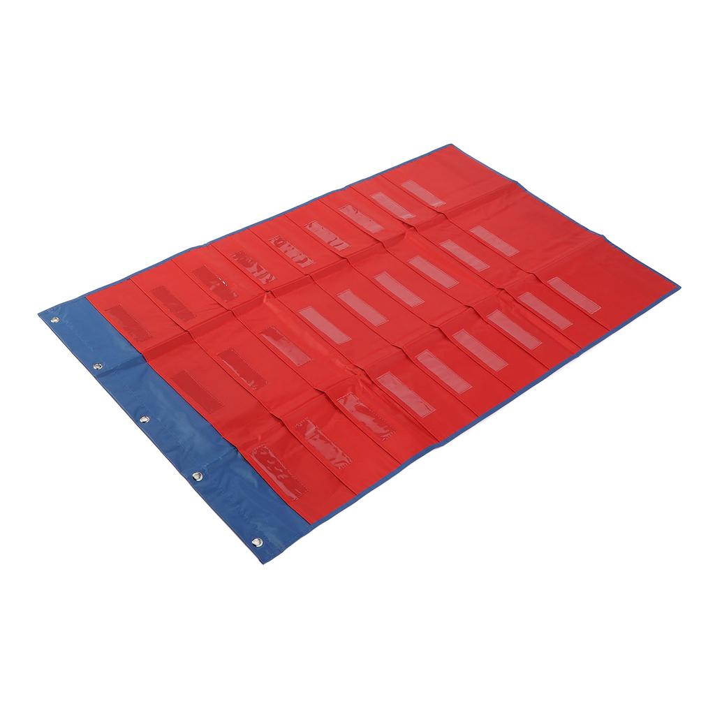 Storage Pocket Chart Easy Installation Versatile File Storage Pocket Chart for Classroom Office