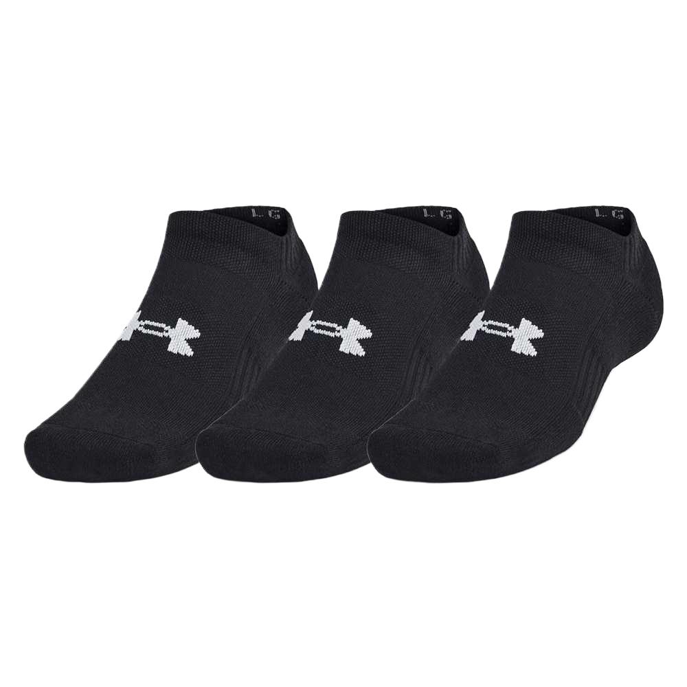 

Under Armour Raining Quick-Drying Comfortable Sports Socks 3-Pack Unisex socks Black 1386313-001 L
