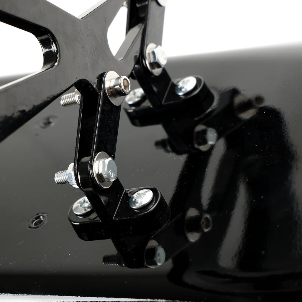 57" 145cm Universal Racing GT Stil Down Force Bagageluckespoiler Vinge Blank Svart