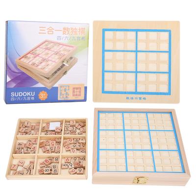Holz Zahlen Puzzle Brettspiel Intelligenz Pädagogisches Desktop Spielzeug für Kind Ältere