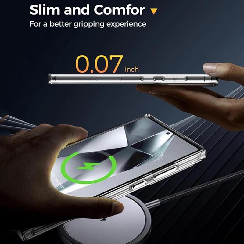 S24 Ultra Plus Hülle, Textur, transparent, weiche TPU-Rückseite für Samsung Galaxy S24 Ultra Plus, S 24 S24Plus S24Ultra, klare Silikon-Handyhüllen