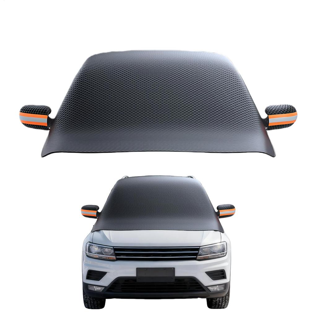 Magnetic Windshield Snow Cover Triple Layer Insulation Oxford Cloth Foldable Secure Protection Windshield Magnet Snow Cover