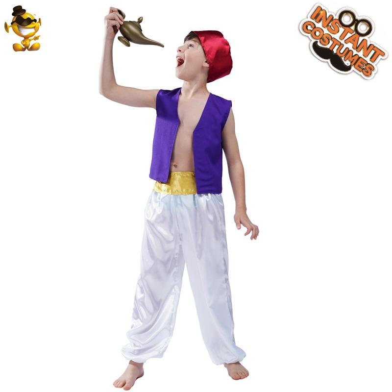 Kids Arab Prince Costume, Boys Arab Cosplay Stage Costume Cosplay