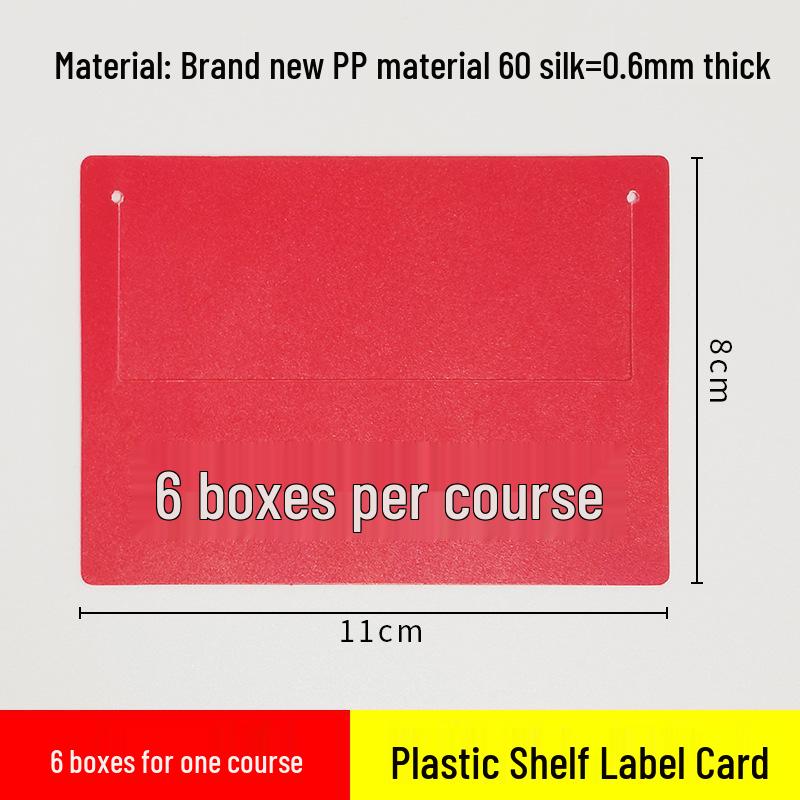 Transparent PVC Shelf Label Sleeve for Pharmacy and Baby Store Price Tags