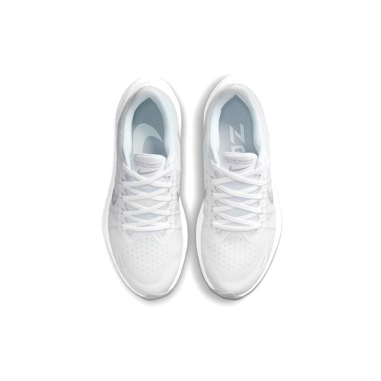 Nike Womens Zoom Winflo 8 'White Metallic Silver' (women's sizes) White / Pure Platinum / Summit White / Metallic Silver Running Shoes CW3421 104