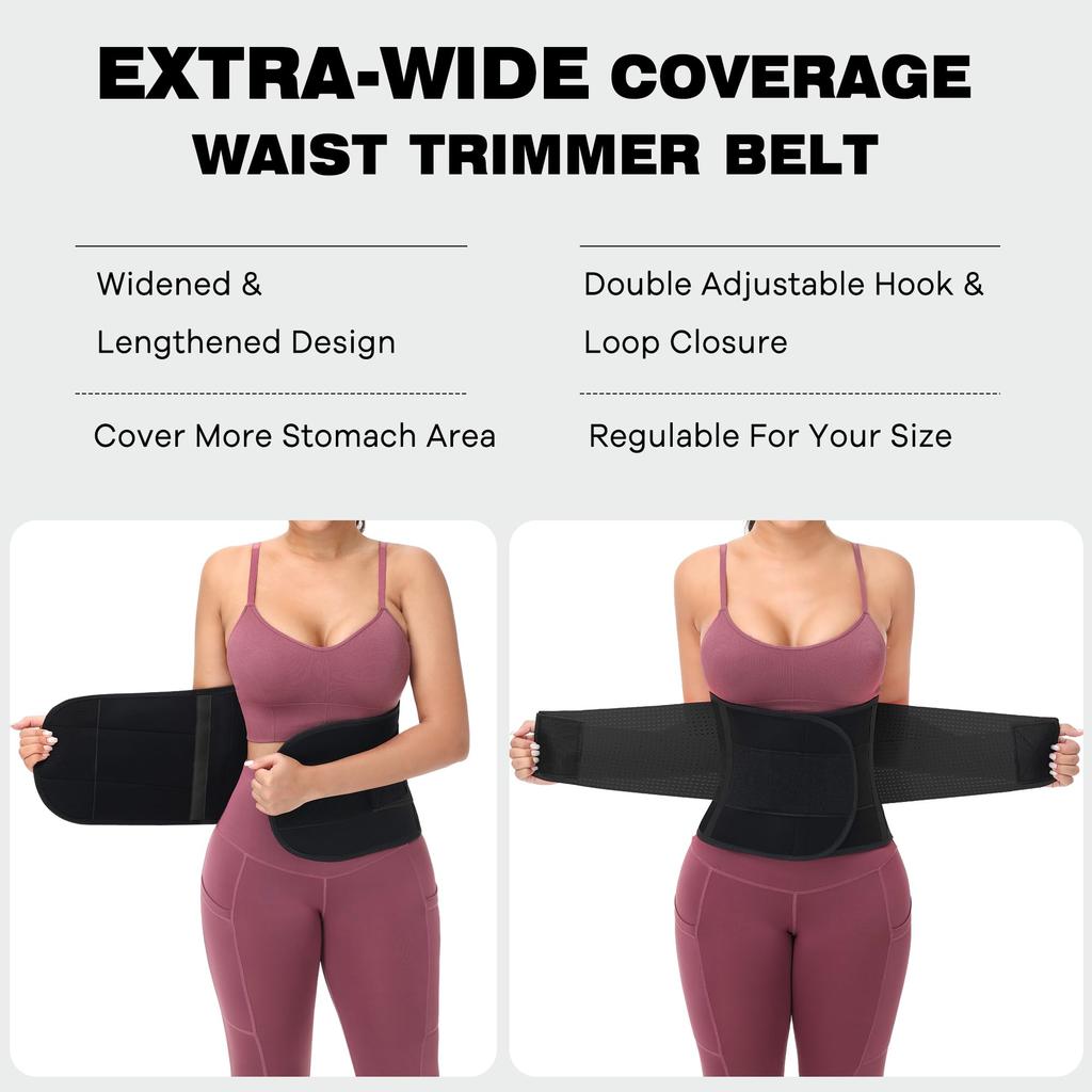 Belt Waist Cincher Ab Belt Tummy Control Body Shaper With Wrap Corset Workout Sweat Band Sports Slimmer Gym Girdle Shaper