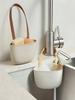 1Pcs Lightweight Plastic Kitchen Sink Storage Box with Drainage - Brush and Sponge Holder, Easy To Install, No Power Supply Required, Kitchen Sin