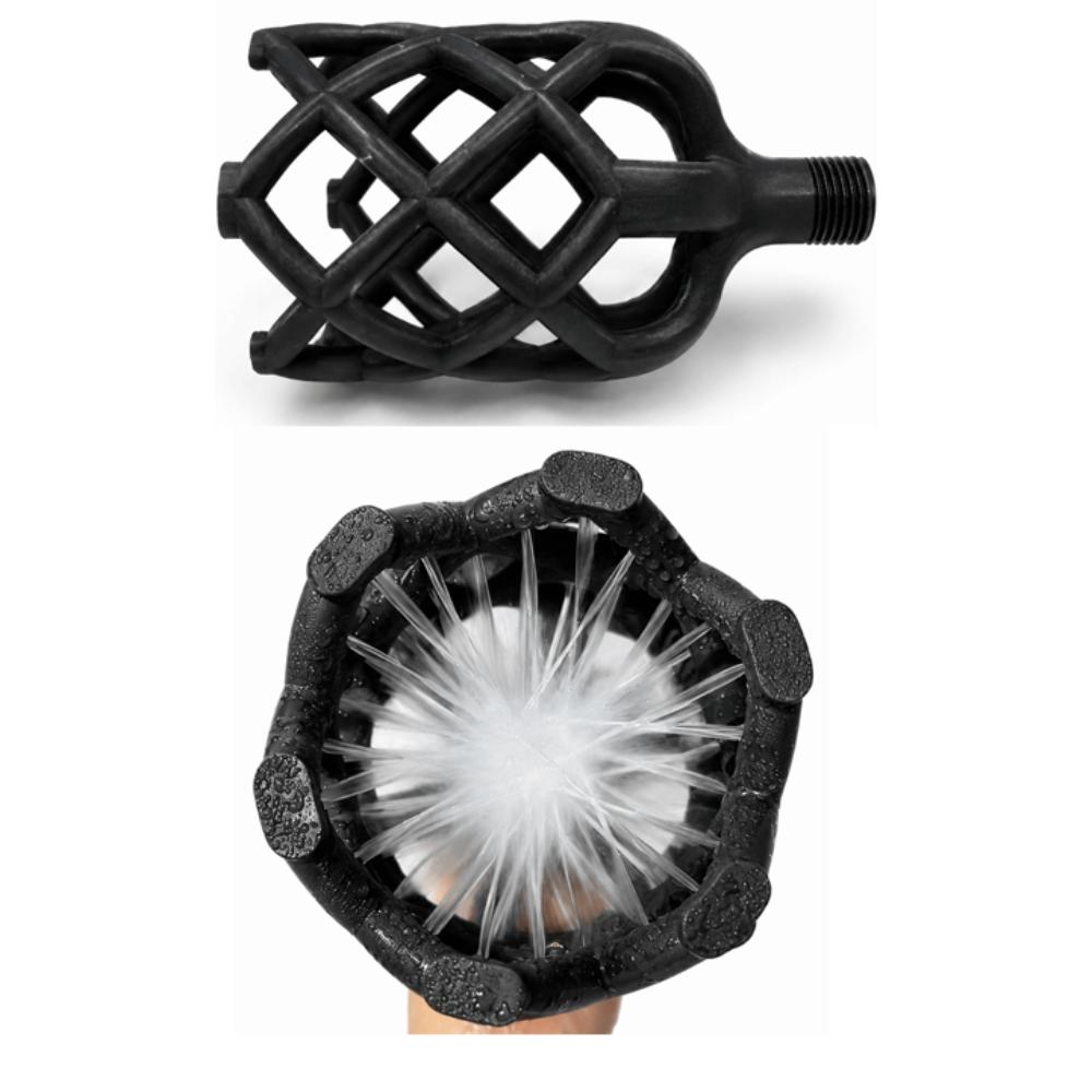 Dense Outlet Layout 3D Micro Hole Shower Head Boost Water Pressure Shower Daily Shower
