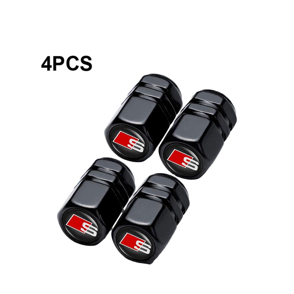 

Комплект из 4 штук Легко устанавливаемые колпачки вентилей шин для индивидуального и стильного прикосновения Прочный колпачок вентиля колесной шины черный чёрный