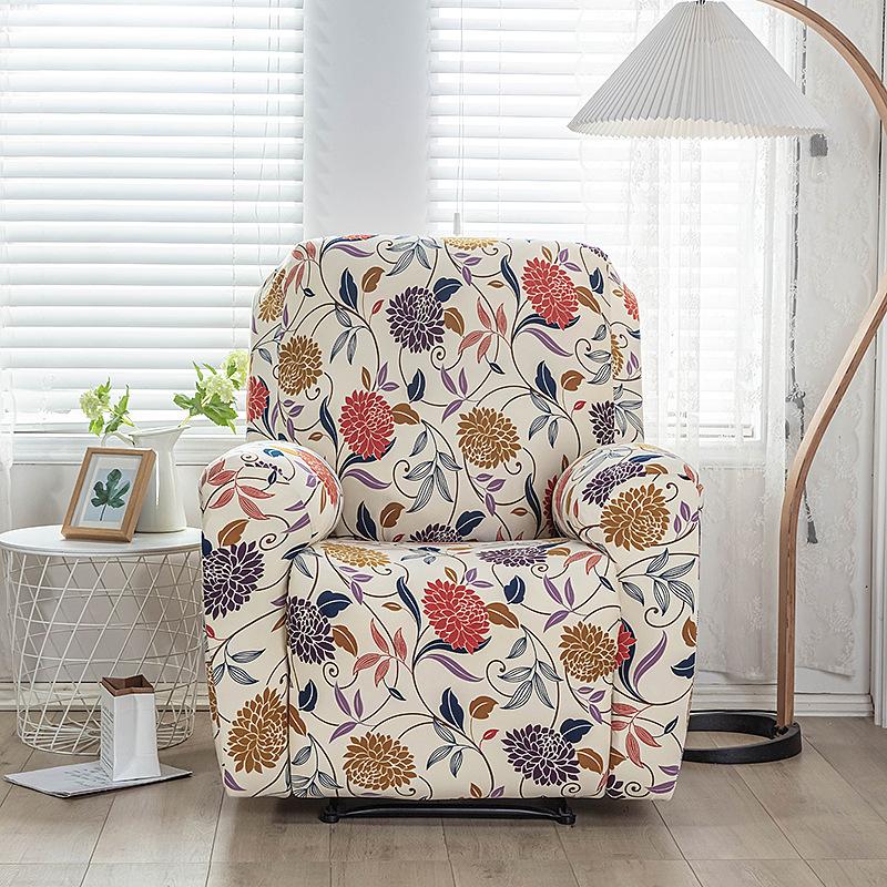 Recliner Cover First Class Sofa Cover All-inclusive Elastic Single Rocking Chair Cover Electric Function Chivas Nice Couch Case for Home