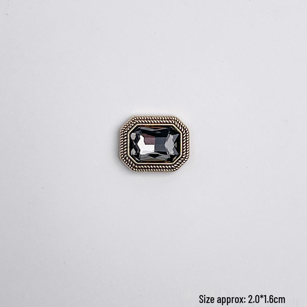 Decor Floare Sabot Aliaj Retro Stras - Catarame DIY High-End