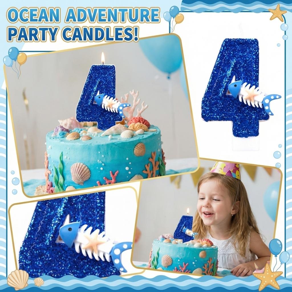 Fashion Cartoon Creative Birthday Candles Party Digital Candles