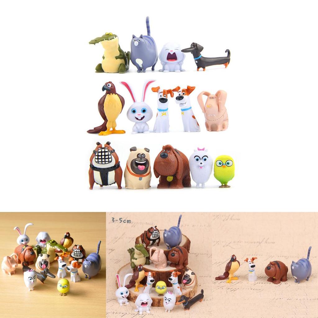 Premium Gefertigt The Secret Life Of Pets Max Snowball Duke Chloe Gidget Actionfiguren Set