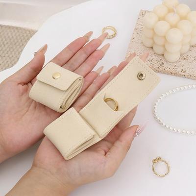 Simple and Portable Compartmentalized Jewelry Bag, Ring Storage Bag Urine Carrying Travel Earring Jewelry Storage Bag