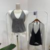 C S In The Room Halter neCk buStier Knit Set 2Color C