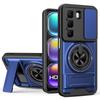 KEYSION Magnetic Phone Case for Infinix Hot 50 Pro+ 4G Hot 50 5G Slide Camera Protection Upright Kickstand Shockproof Back Cover