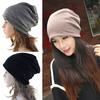 Women Men Fashion Winter Warm Crochet Knit Scarf Hip-Hop Cap Beanie Hat