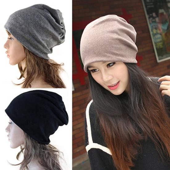 Women Men Fashion Winter Warm Crochet Knit Scarf Hip-Hop Cap Beanie Hat