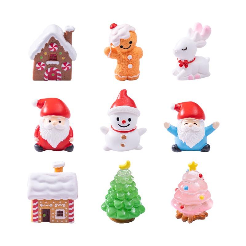 Micro-landscape Santa Claus Snowman DecorationsCrystal Ball Hanging Accessories Christmas Small Ornaments