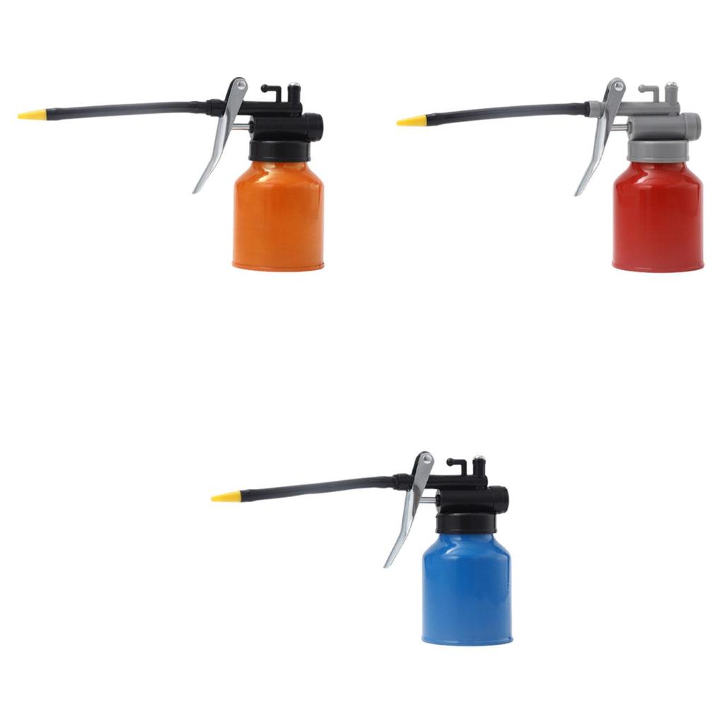 Hand Pump Oiler Can Sturdy Practical with Spout Durability Portable Multipurpose, High Pressure Oil Bottle, Oil Can Pump Oiler