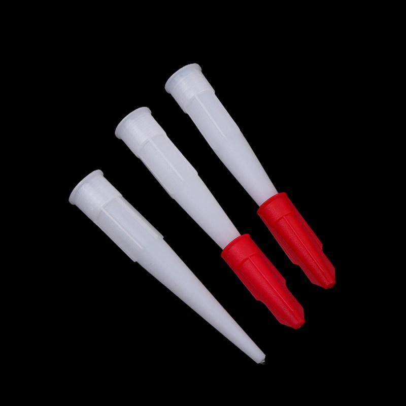 12Pcs Spare Nozzle Sealant Tool Kit Spare Nozzles Screw Cover Caulk Nozzle Cap Caulking Nozzles Construction Tool Parts