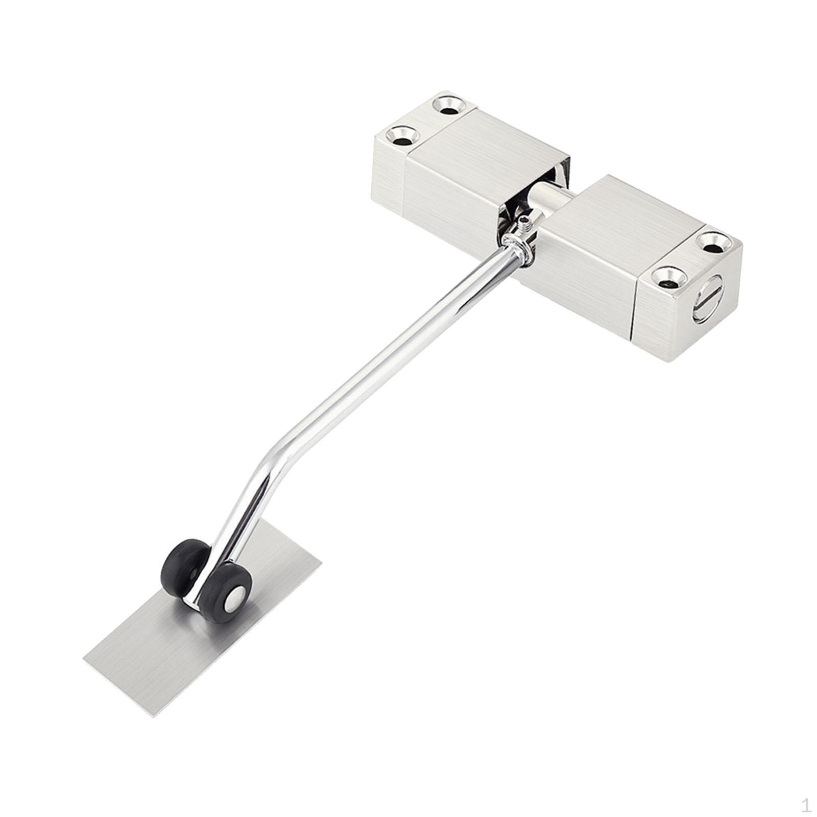 

Adjustable Spring Door Closer for Self Closing Mechanism in Homes And Offices argent