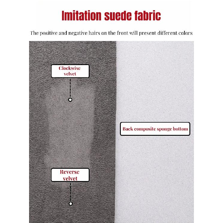 Suede Auto Headliner Fabric with Foam Backing Ceiling Interior Replacement for Truck/SUV/Car Roof Upholstery Headliner Material