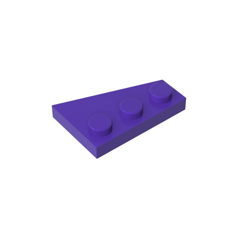 20pcs MOC Parts 43723 Wedge Plate 3 x 2 Left Compatible Bricks DIY Assmble Building Blocks Particle Kid Puzzle Brain Toy Gift