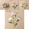 Artificial Eustoma Silk Flower Bouquet For Wedding Decor Home Styling Photography Prop