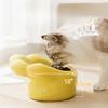 Cat Cute Cute Cartoon Simple Cat Claw Cat Bowl Small and Medium-sized Dog Bowl Feeding Drinking Bowl Pet Bowl Supplies