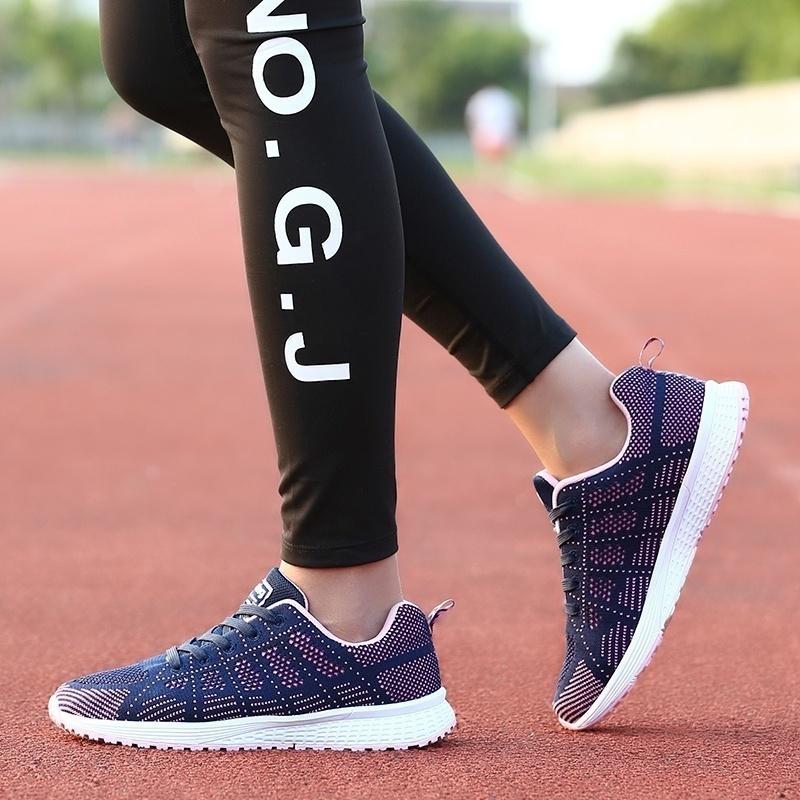 Atmungsaktive Turnschuhe für Damen, Laufschuhe, Fitness, Sportbekleidung, Freizeitschuhe