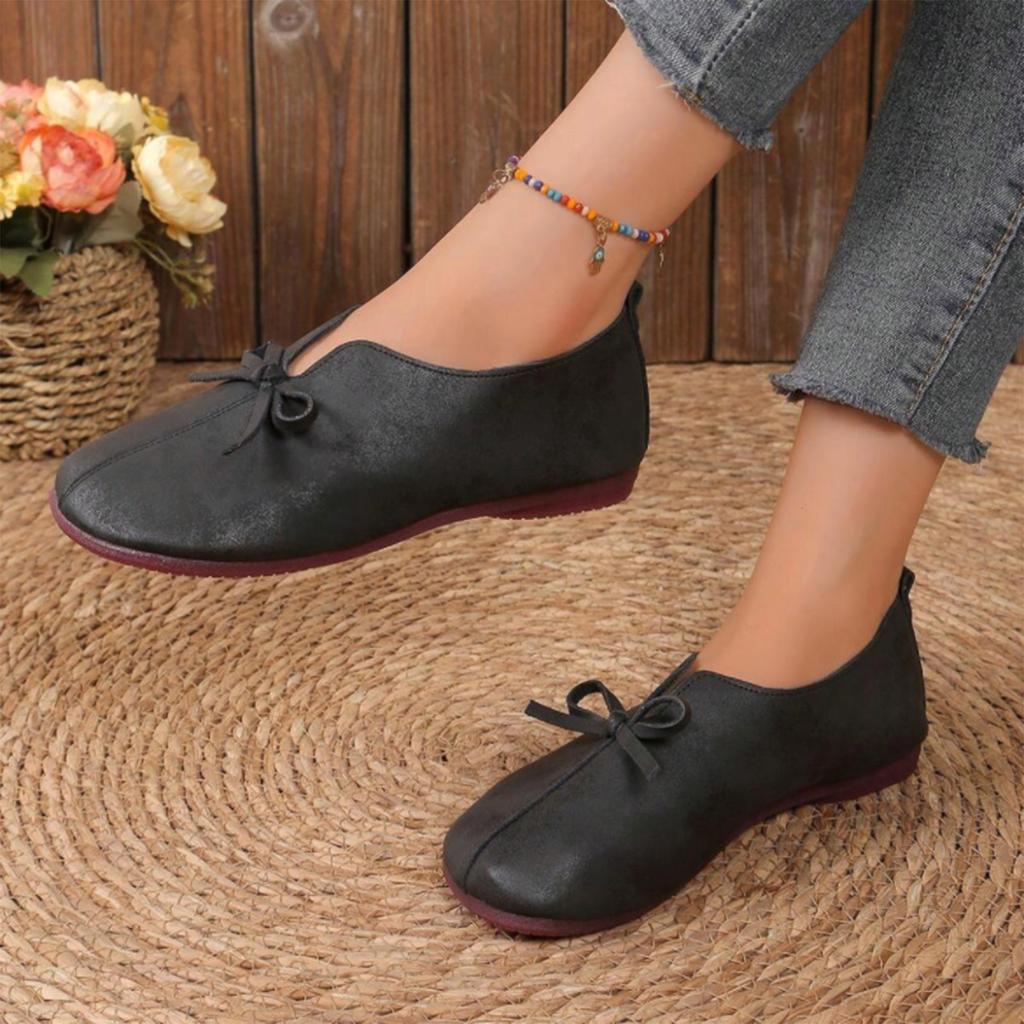 Mocassini Ortopedici Scarpe Per Donna Mocassini Ortopedici In Pelle Scarpe Eleganti Per Donna Scarpe Piatte Leggere Comfort Casuale - Scarpe Da Passeggio Con Fiore