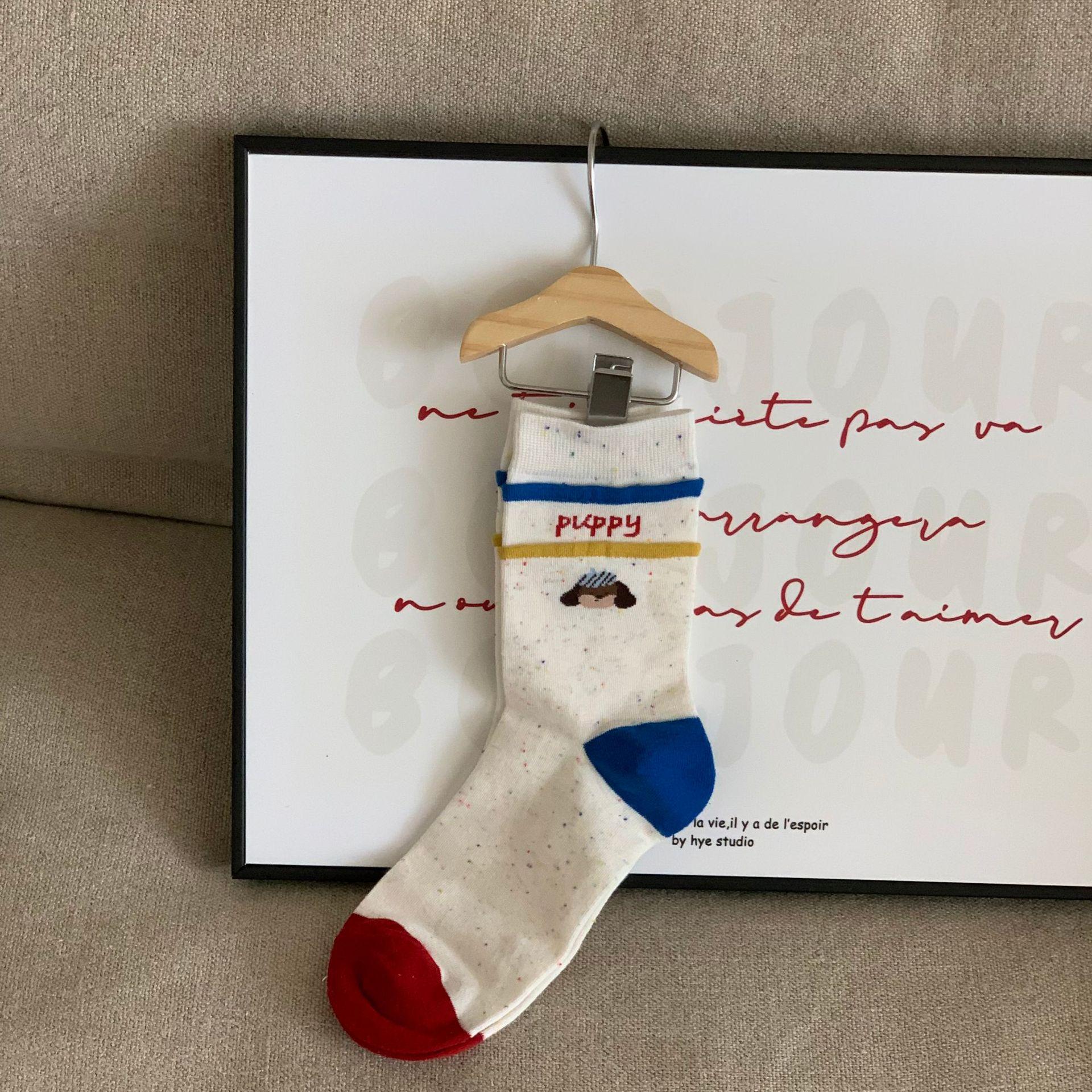 

Women s Color-Blocked Autumn Mid-Calf Socks - Cute & Comfortable One Size