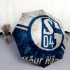 1 PC Automatic Folding Umbrella - FC Schalke 04 Custom Name Pattern, Portable & Foldable Design with 8 Ribs, Christmas Birthday Gifts