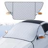 Winter Cotton Wool Car Cover Car Magnetic Windshield Snow-proof Cover Windproof Protection Universal SUV Truck Window Cover