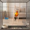 Bird Ladder for Cage, 3 PCS Bird Cage Ladder Wooden Hanging Parrot Wood Step Parakeet Ladders Climbing Small Wooden Ladders for Birds Parakeets