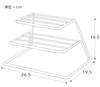 Kitchen Household Storage Drain Iron Rack 3 Levels Plates Bowl Cup Separate Storage Dishes Stand Hold Dish Drying Organizer Tool