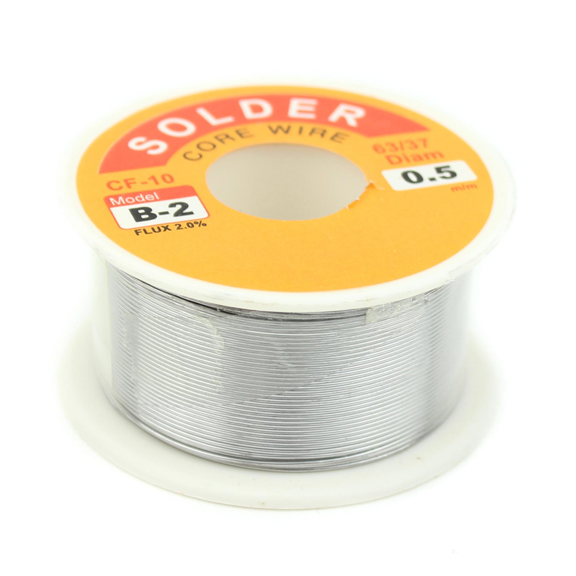 

0.5mm 63/37 Tin Lead Welding Soldering Solder Wire Rosin Core Reel Type A